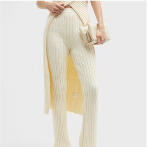 Ronny Kobo Ivory Knit Pants size S